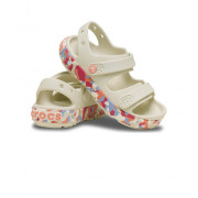Sandales enfant Crocs Crocband Cruiser Glow Confetti Band Sandal Summit White/Guava