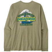 T-shirt homme Patagonia Long-Sleeved Great Waves Responsibili-Tee
