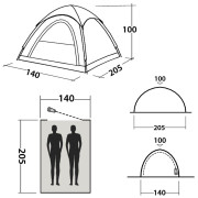 Tente Easy Camp Comet 200 (2021)