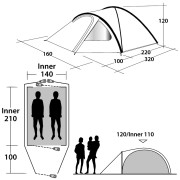 Tente Outwell Cloud 2 (2021)