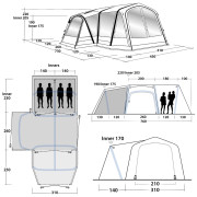 Tente gonflable Outwell Airville 4SA