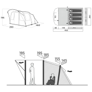 Tente familiale 4 personnes Easy Camp Senja 4 Air