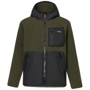Sweatshirt enfant Regatta Munro Hybrid Jacket DarkKhak/Blk vert foncé DarkKhak/Blk