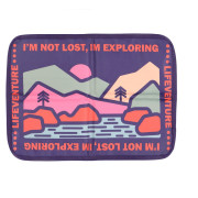 Coussin d'assise LifeVenture Sit Mat violet Mountain