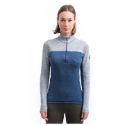 T-shirt fonctionnel femme Sensor Merino Bold zippé à manches longues