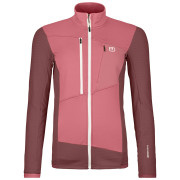 Veste polaire fonctionnelle femme Ortovox Fleece Grid Jacket W rose mountain rose