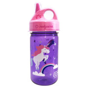 Bouteille enfant Nalgene Grip-n-Gulp 350 ml violet foncé / rouge PurplePinkUnicorn