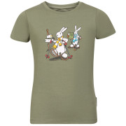 T-shirt enfant Alpine Pro Bobbo Oil Green vert clair OIL GREEN