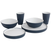 Set de vaisselle Outwell Gala 2 Person Dinner Set bleu foncé Navy Night