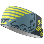 Bandeau Dynafit Graphic Performance Headband bleu / jaune 3161 - smoke blue/0720 FLAG