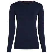 T-shirt fonctionnel femme Icebreaker Women Merino Blend Core Midweight LS Crewe bleu foncé Midnight Navy