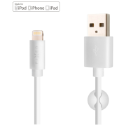 Câble données et chargement FIXED Datový a nabíjecí kabel FIXED USB/Lightning blanc bílá