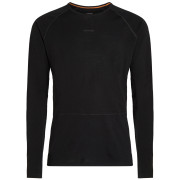 T-shirt fonctionnel homme Icebreaker Men Merino 200 ZoneKnit LS Crewe noir Black