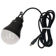 Lampe Outwell Epsilon Bulb noir Black & Grey