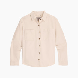 Chemise femme Royal Robins W Lieback Button-up L/S beige Chalk HTR