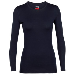 T-shirt femme Icebreaker W's 260 Tech LS Crewe bleu foncé MidnightNavy
