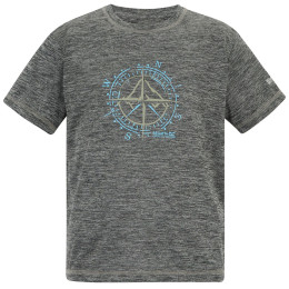 T-shirt enfant Regatta Alvarado Black Marl gris Black Marl