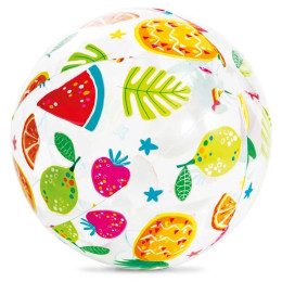 Balle gonflable Intex Lively Print Balls 59040NP blanc