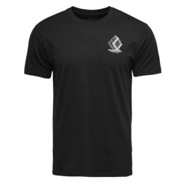 T-shirt homme Black Diamond M Boulder Ss Tee vert Black (0002)