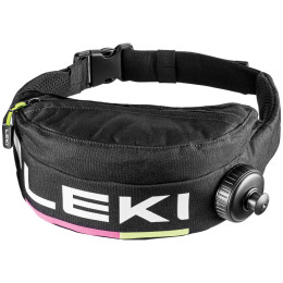 Sac banane running Leki Drinkbelt Thermo Compact noir black-neonpink-neonyellow