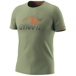 T-shirt fonctionnel homme Dynafit Transalper Graphic S/S Tee M gris / noir sage/5560