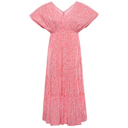 Robe femme Alpine Pro Graana rouge / blanc calypso coral