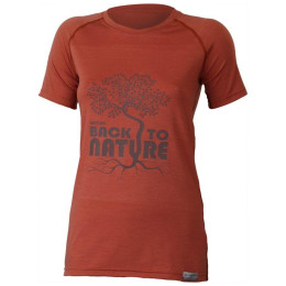 T-shirt fonctionnel femme Lasting Back brique