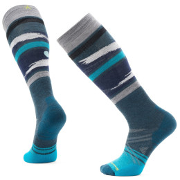 Chaussettes de ski Smartwool Ski Full Cushion Midnight Ski Pattern OTC bleue Twilight Blue