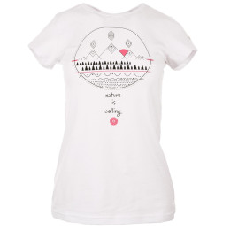 T-shirt femme Hi-Tec Lady Wilma kr. rukáv blanc White