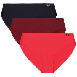 Culotte fonctionnell femme Under Armour Pure Stretch NS BKN rouge Racer Red / Cardinal / Black