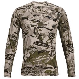T-shirt homme Under Armour Iso-Chill Brush Line LS girs UaBarrenCamo//Black