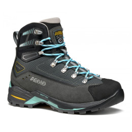 Chaussures randonnée femme Asolo Finder PRO GV gris / bleu GRAPHITE / GUNMETAL / POOL SIDE