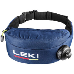 Sac banane running Leki Drinkbelt Thermo Compact bleu dark denim-poppy red-dawn blue