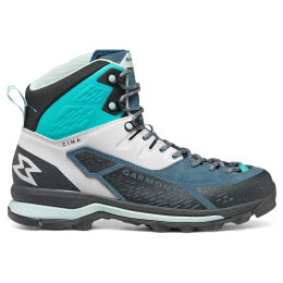 Chaussures montantes de trekking pour femmes Garmont Cima Wp Wms gris / bleu lunar grey/stormy grey