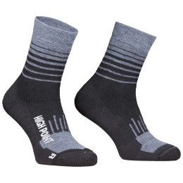 Chaussettes High Point Mountain Merino 3.0 Lady Socks noir / gris Black / Light Blue