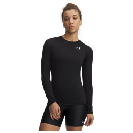 T-shirt femme Under Armour UA HG Authentics Comp LS noir