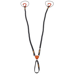 Sangle Camp X-Gyro Leash - 92/147 Cm noir / orange