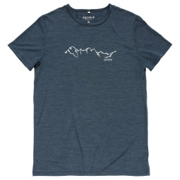 T-shirt homme Devold Active "Skyline" Tee Man bleu foncé NIGHT