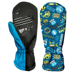 Moufles d'hiver enfant WAMU Bagr bleu