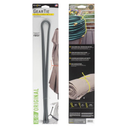 Fil de ligature Nite Ize Gear Tie 32" gris Šedivá