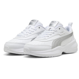 Chaussures femme Puma Cilia 2 Mode Metallic Glam blanc /argenté PUMA White-PUMA Silver-Feather Gray