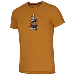 T-shirt homme Ocún Classic T Men Stoneman jaune Brown Bronze