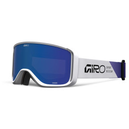 Masques ski Giro Sagen White Angles-Grey Cobalt/Yellow