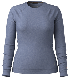 T-shirt fonctionnel femme Smartwool W Classic Thermal Merino Base Layer Crew bleu NIGHTFALL BLUE HEATER