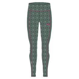 Sous-vêtements fonctionnels femme Kari Traa Rose High Waist Pant green Sag