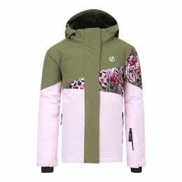Veste d'hiver enfants Dare 2b Humour III Jacket rose / vert CrRo/OlLeoPt