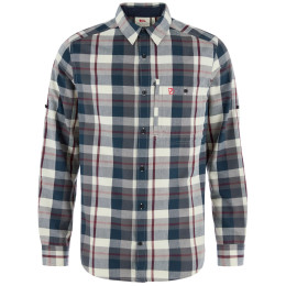 Chemise homme Fjällräven Fjällglim Regular Shirt M bleu Dark Navy-Chalk White