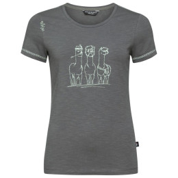 T-shirt femme Chillaz Gandia Alpaca Gang gris foncé titan