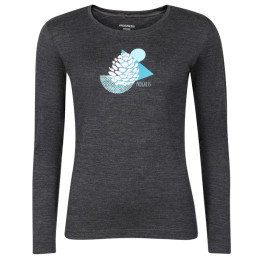 T-shirt fonctionnel femme Progress Hela "Cone" gris šedý melír
