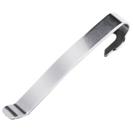 Multiclip Leatherman Quick-Release Engravable Pocket Clip argenté POLISHED